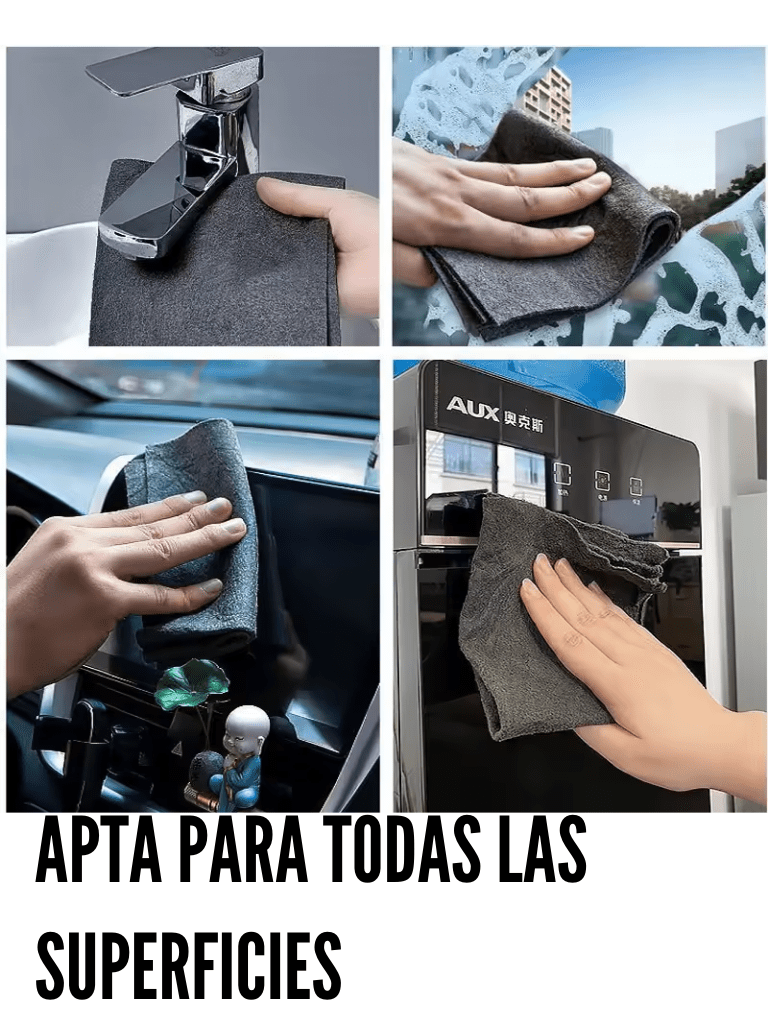 5 Paños de limpieza mágicos