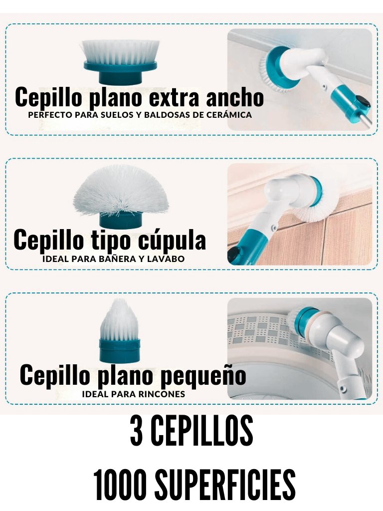 Cepillo eléctrico de limpieza - Lisem